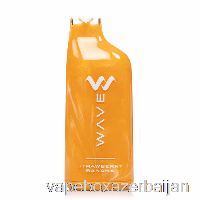 E-Juice Vape Wavetec WAVE 8000 Disposable Strawberry Banana
